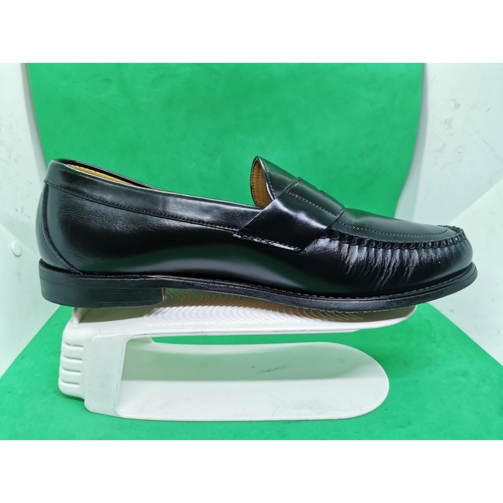 Sebago Cayman II Penny Loafers Men's Size 11 EEE Extra Black Leather Made in USA - Picture 6 of 16